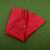 Vintage Nike Hex Track Pant Joggers Red XXL