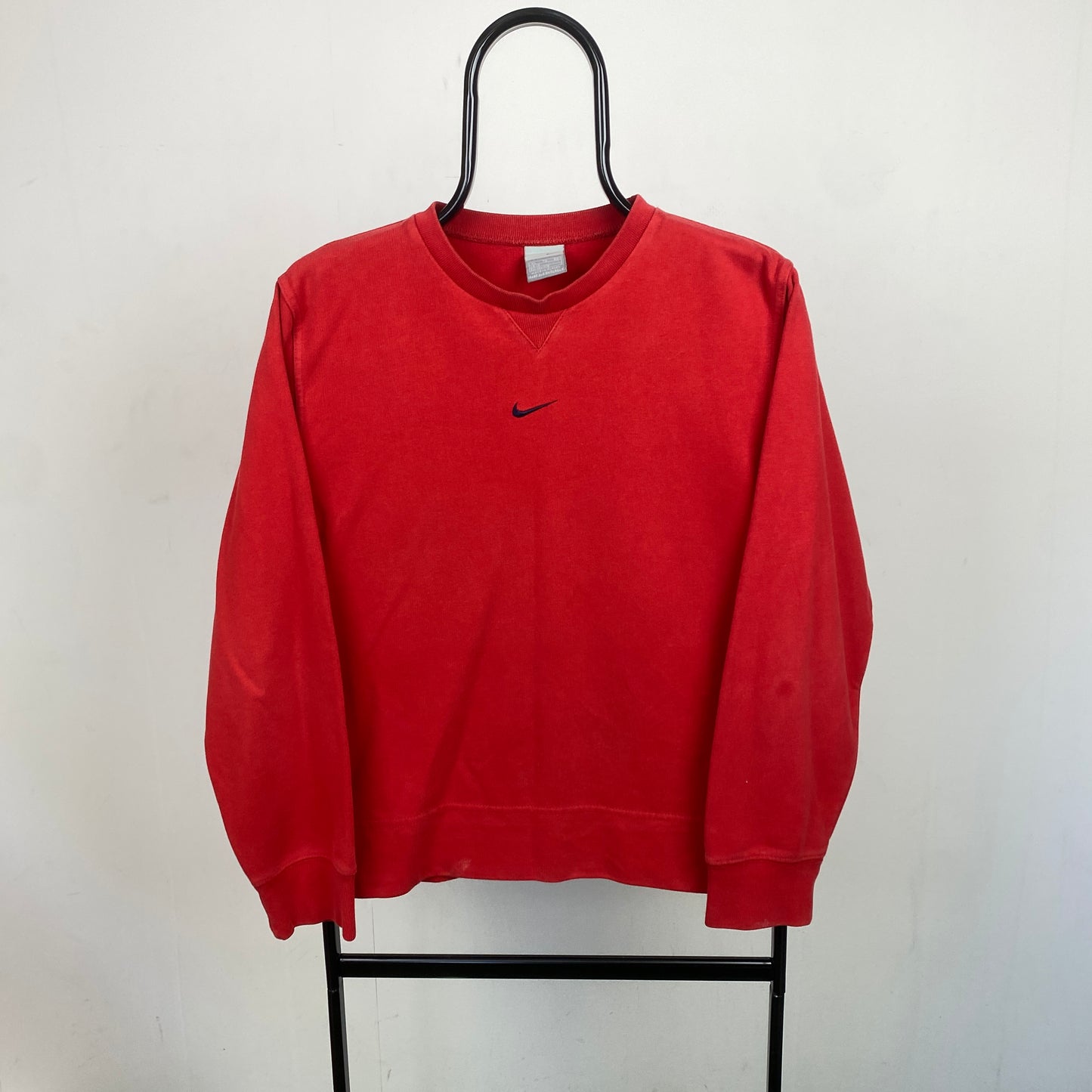 00s Nike Sweatshirt Red Small