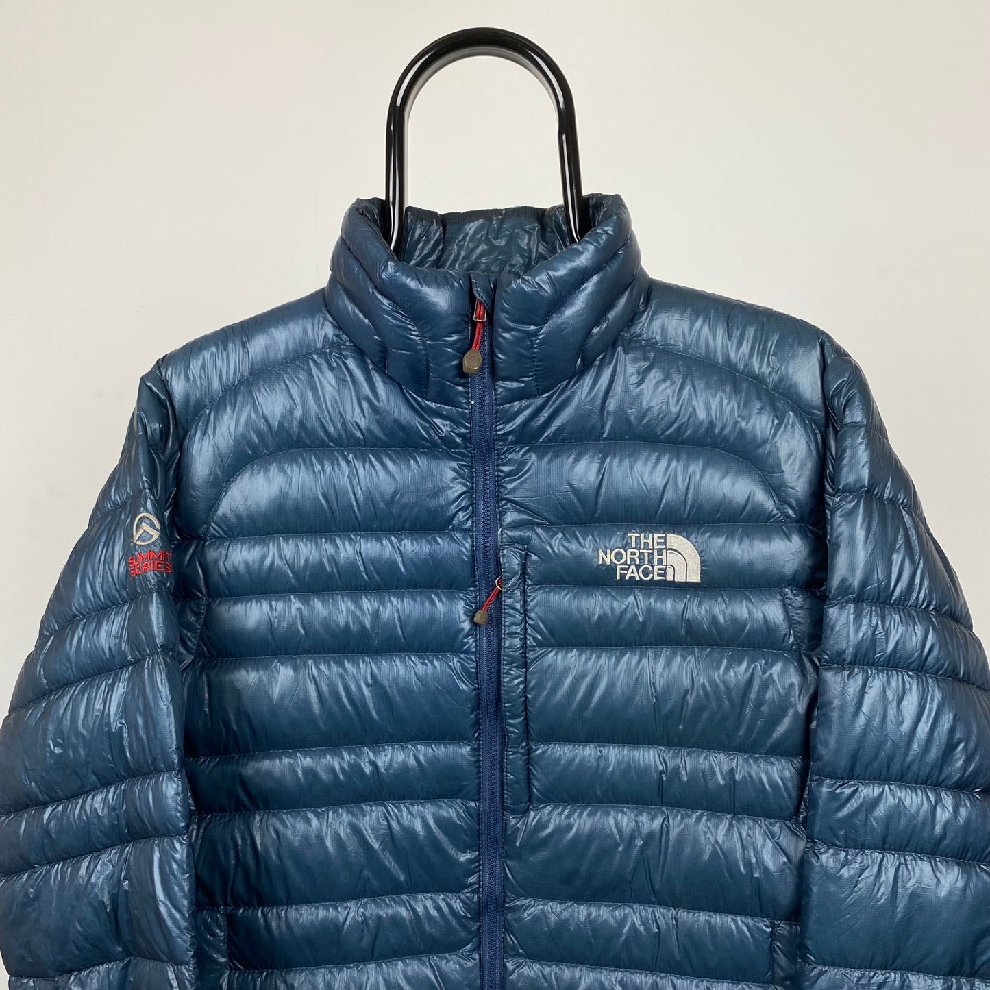 90s The North Face Puffer Jacket Blue Small