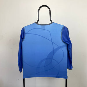 00s Nike Women’s Gym T-Shirt Blue Medium