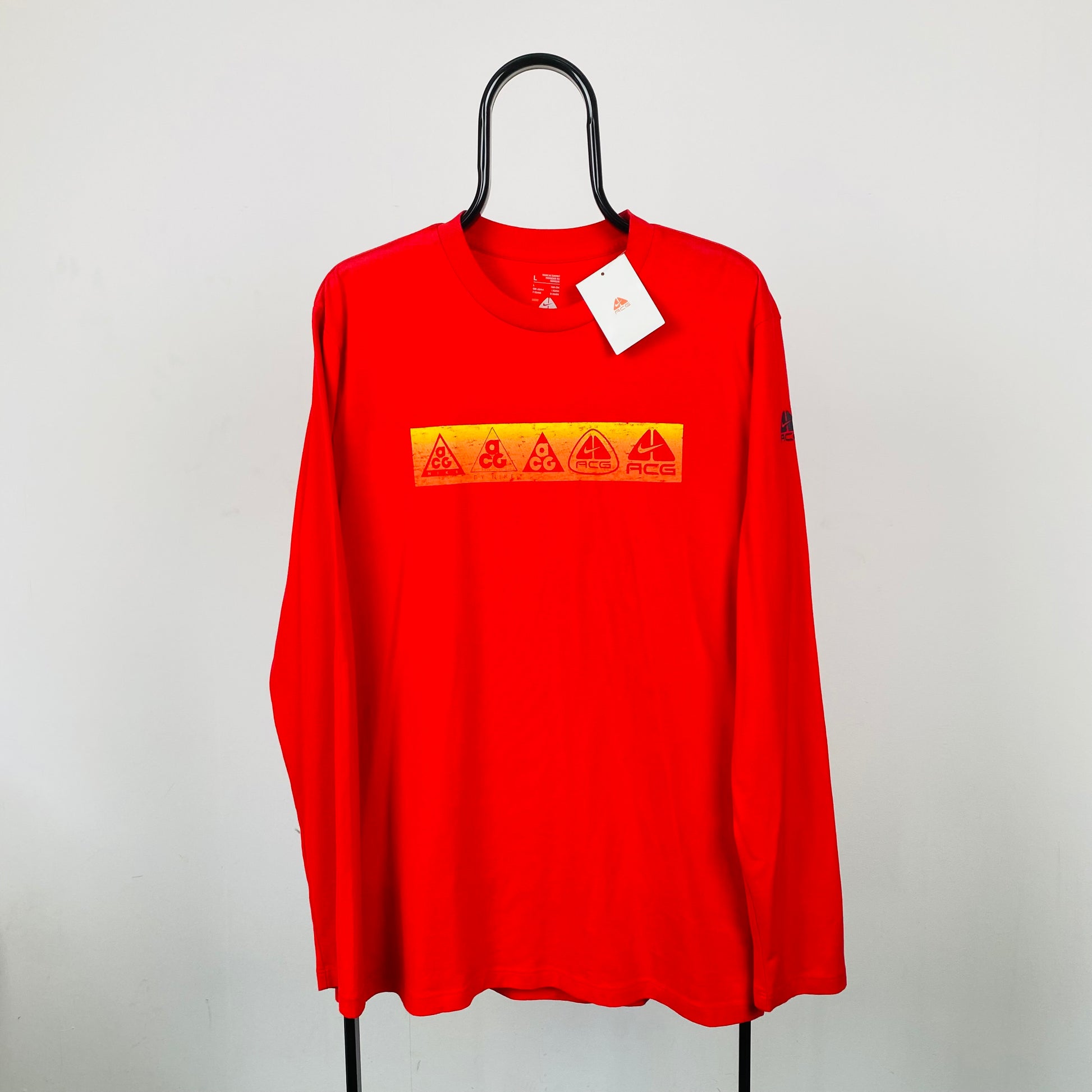 Vintage Acg Tee Vintage Nike ACG T-Shirt Red Medium – Clout Closet