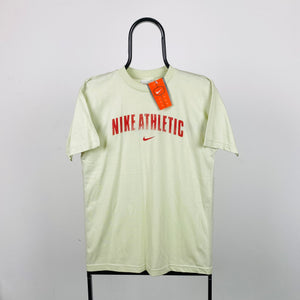 Vintage Nike Athletic T-Shirt Brown Small