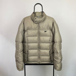 00s Nike Down Puffer Jacket Brown Small