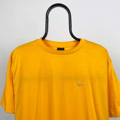 00s Nike Swoosh T-Shirt Orange Large