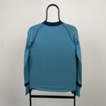 00s Nike Long Sleeve T-Shirt Blue Small
