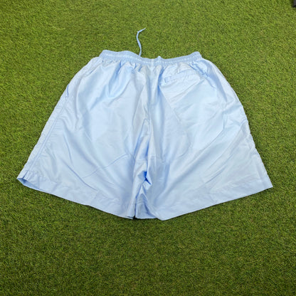 00s Nike Court Shorts Baby Blue Medium