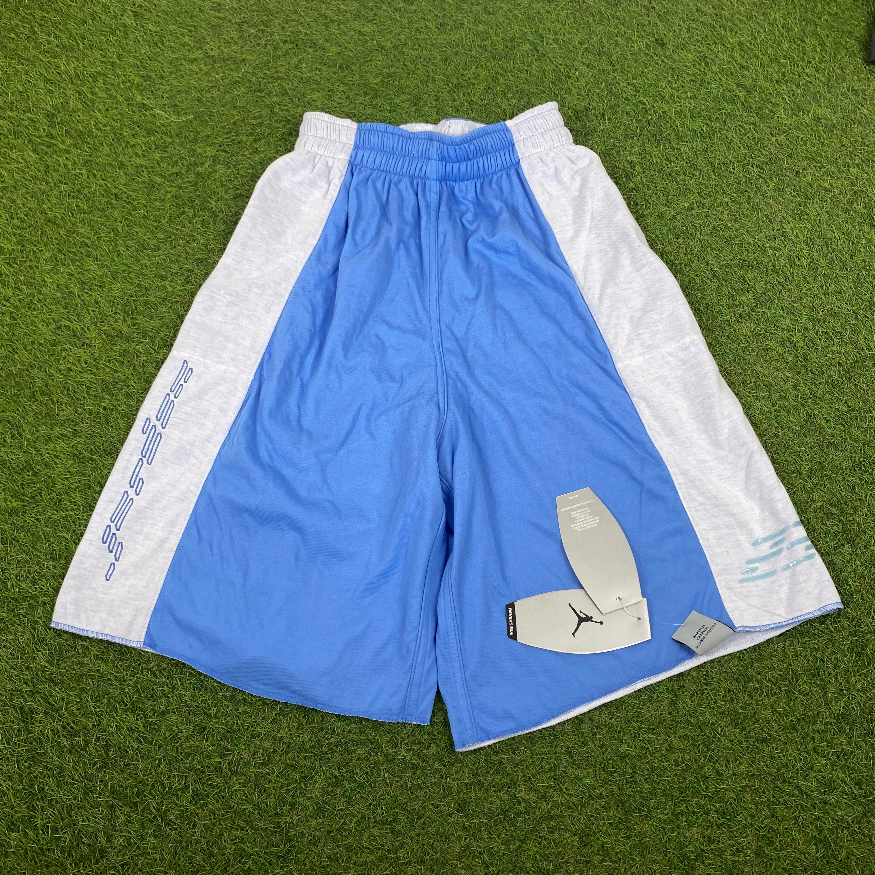 Blue jordan top basketball shorts