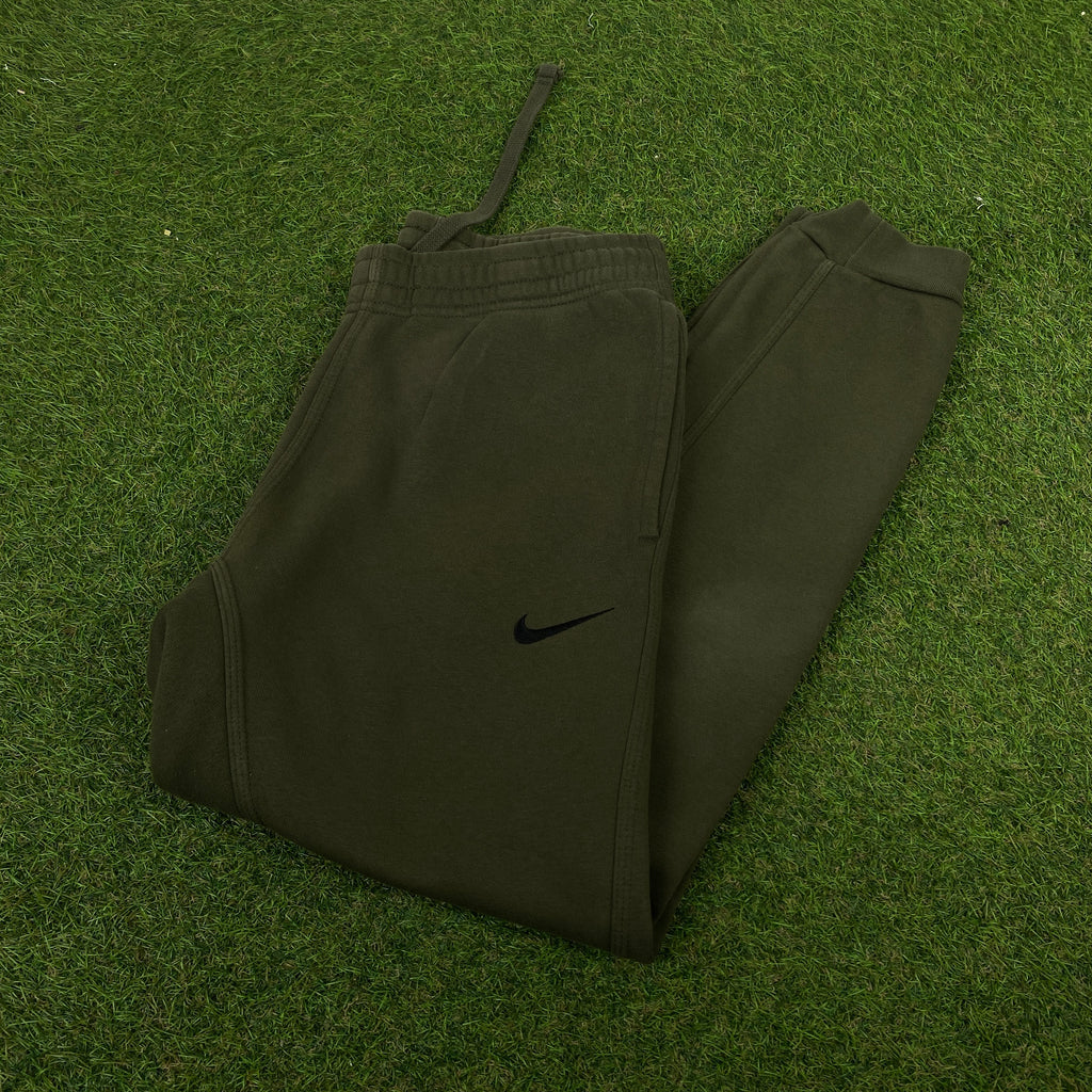 00s Nike Cotton Joggers Green Small