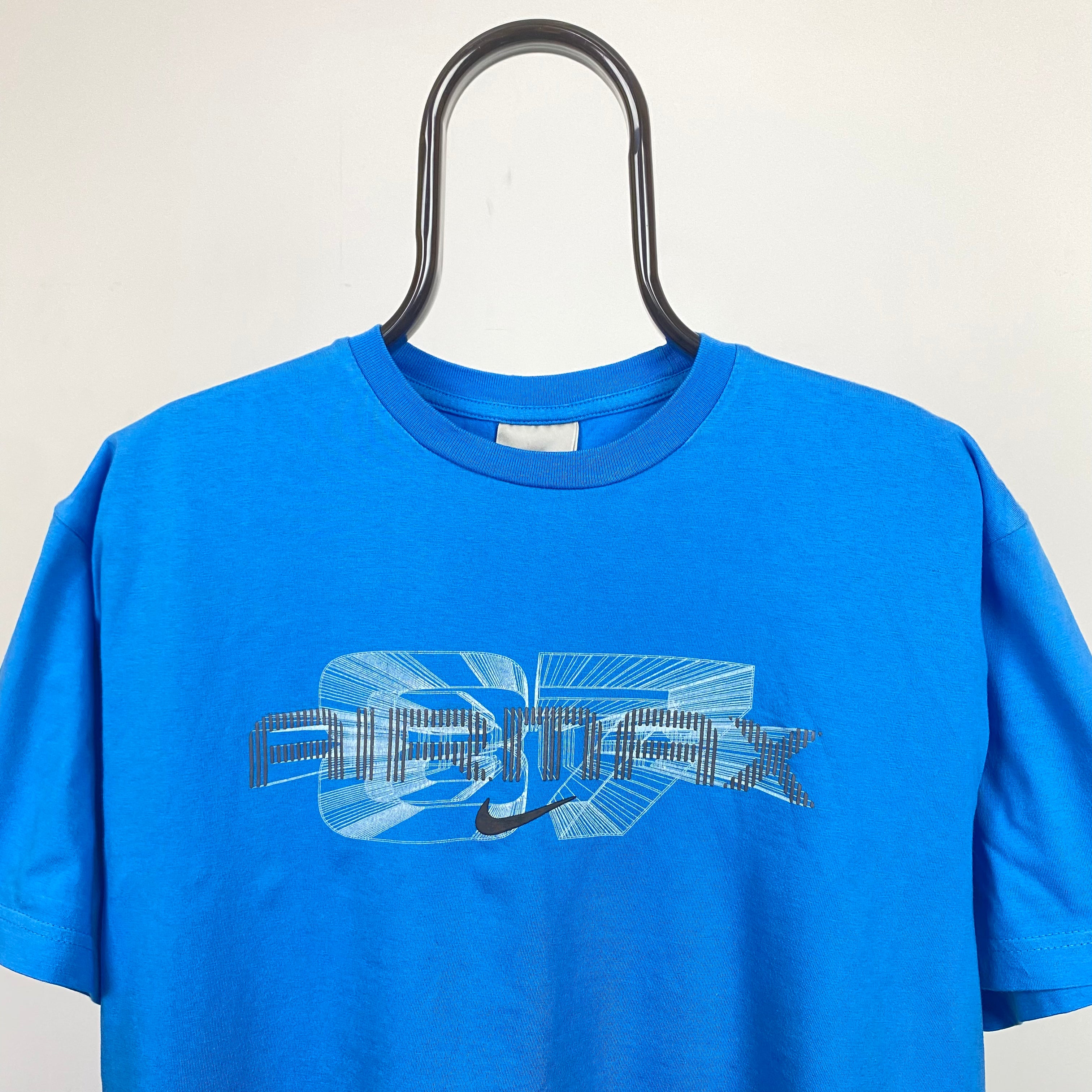 00s Nike Air Max 87 T-Shirt Blue XL