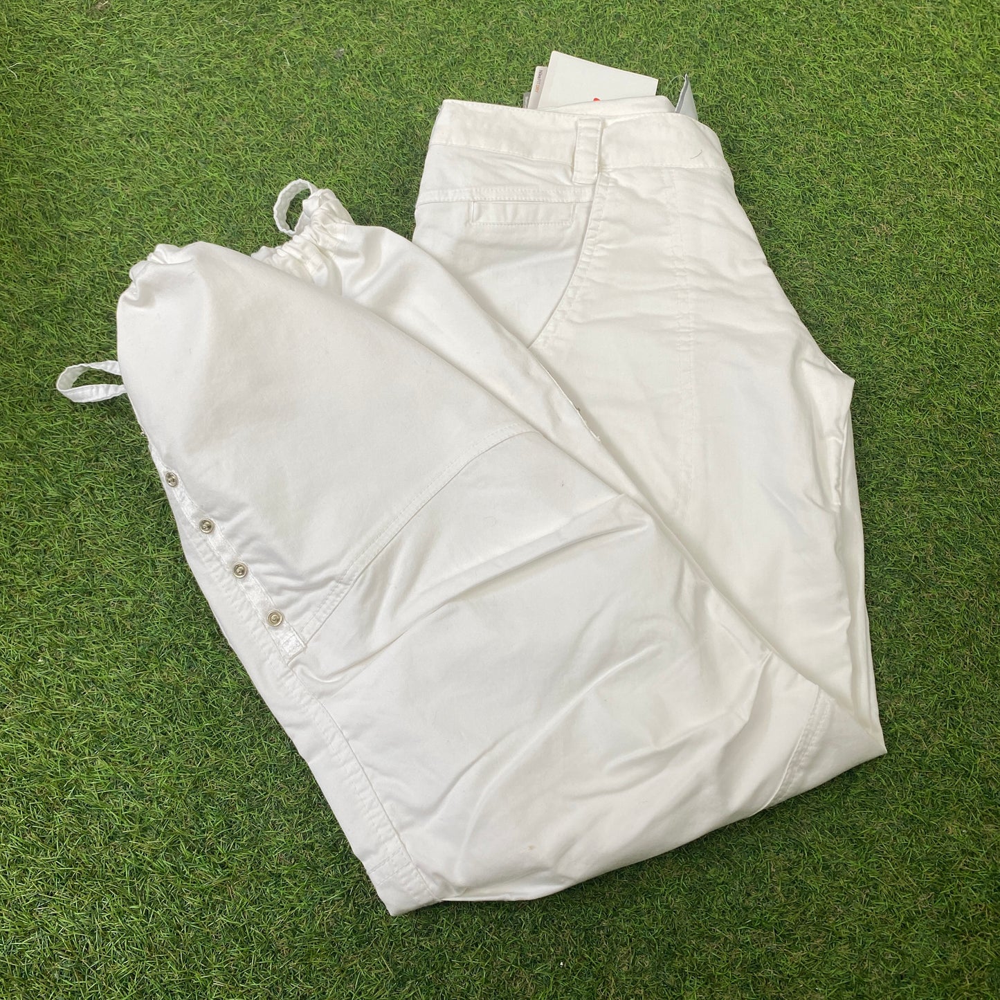 00s Nike Parachute Cargo Joggers White XXS