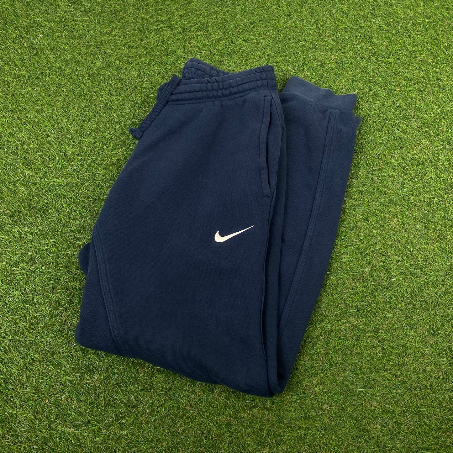 00s Nike Cotton Joggers Blue Small