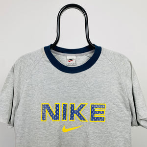 90s Nike Cropped T-Shirt Grey Small