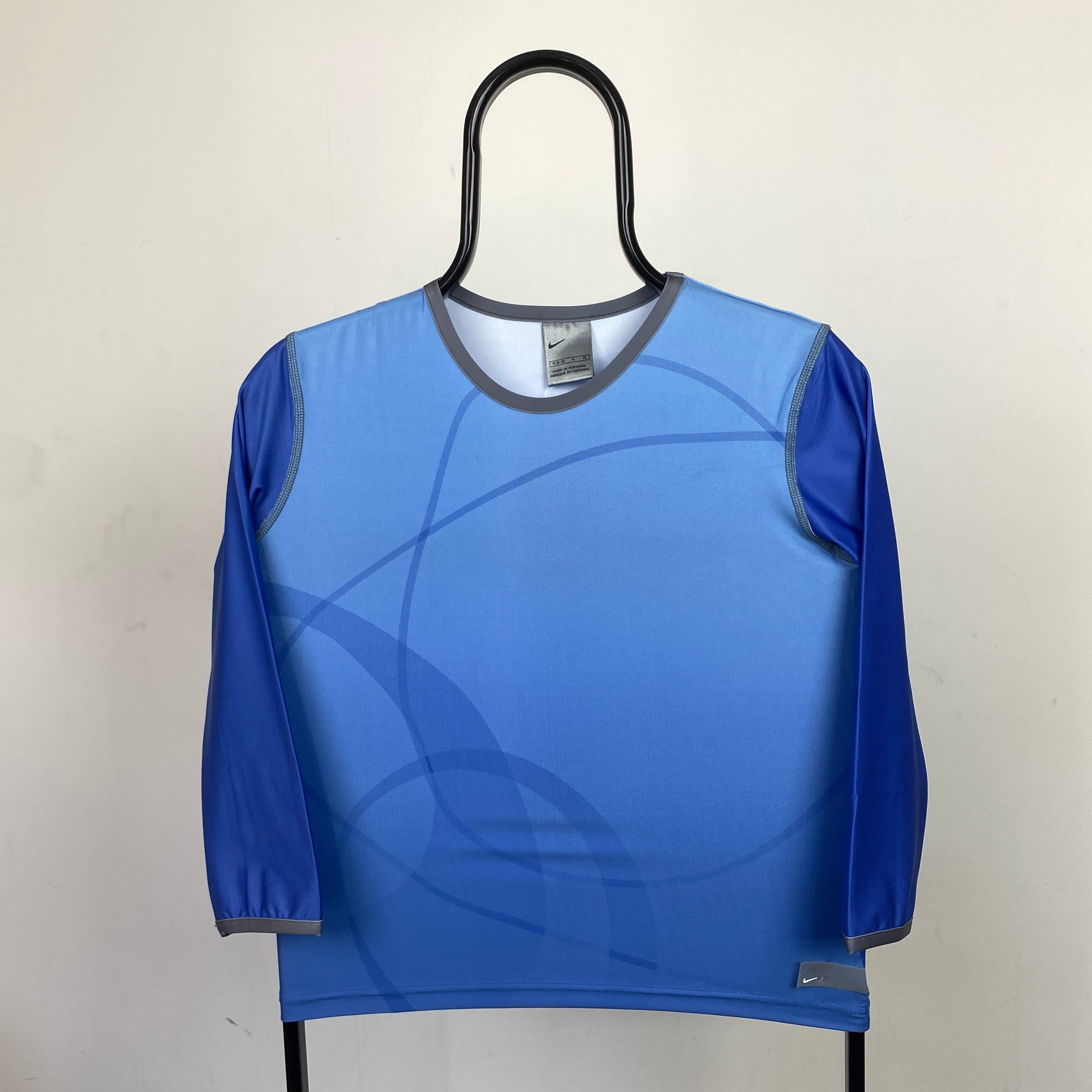00s Nike Women’s Gym T-Shirt Blue Medium