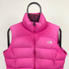 00s The North Face Puffer Gilet Jacket Pink Medium