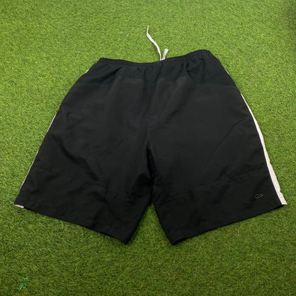 Retro Umbro Zip Pocket Shorts Black Large