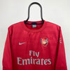 00s Nike Arsenal Sweatshirt Red Small