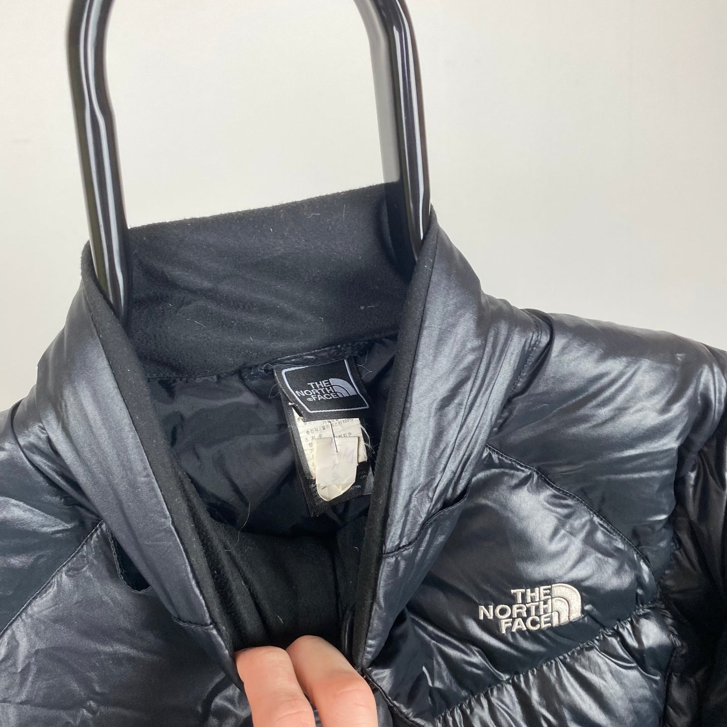 90s The North Face Puffer Jacket Black Medium