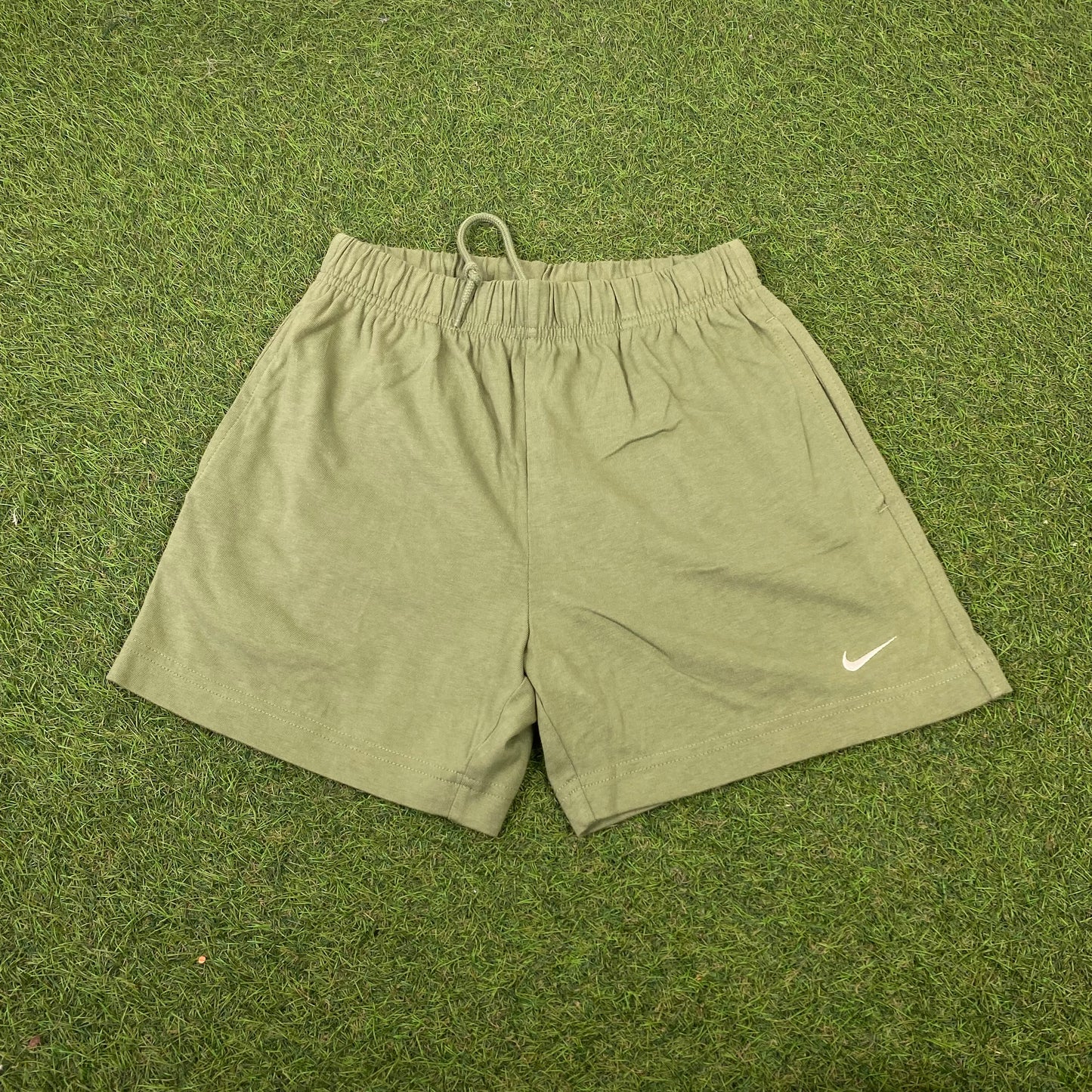 Vintage Nike Cotton Shorts Green XS