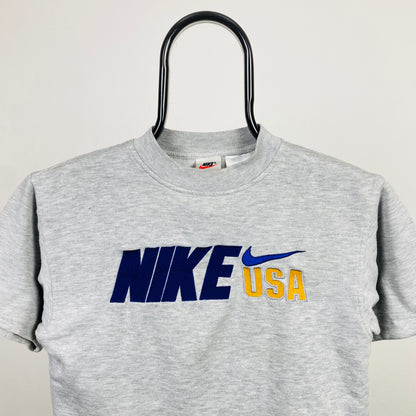 90s Nike Sweatshirt Tee Top Grey XS