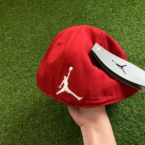 Vintage Nike Air Jordan Baseball Hat Red