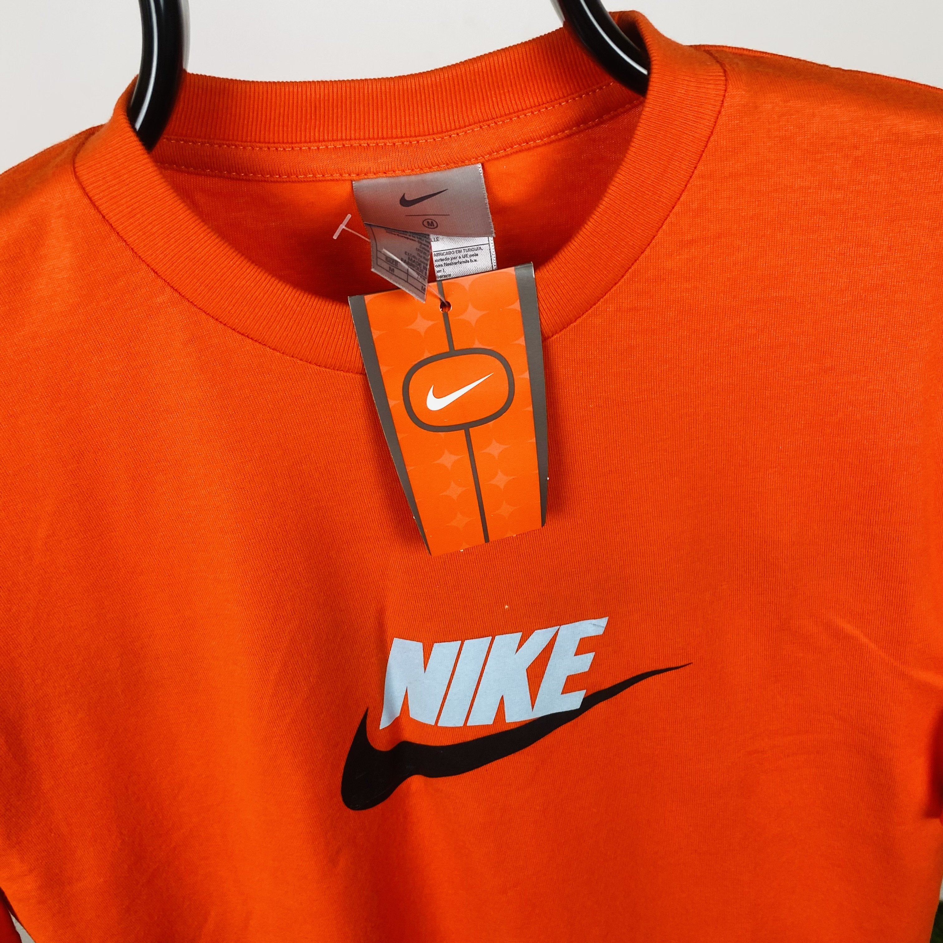 Vintage Nike T-Shirt Orange Small