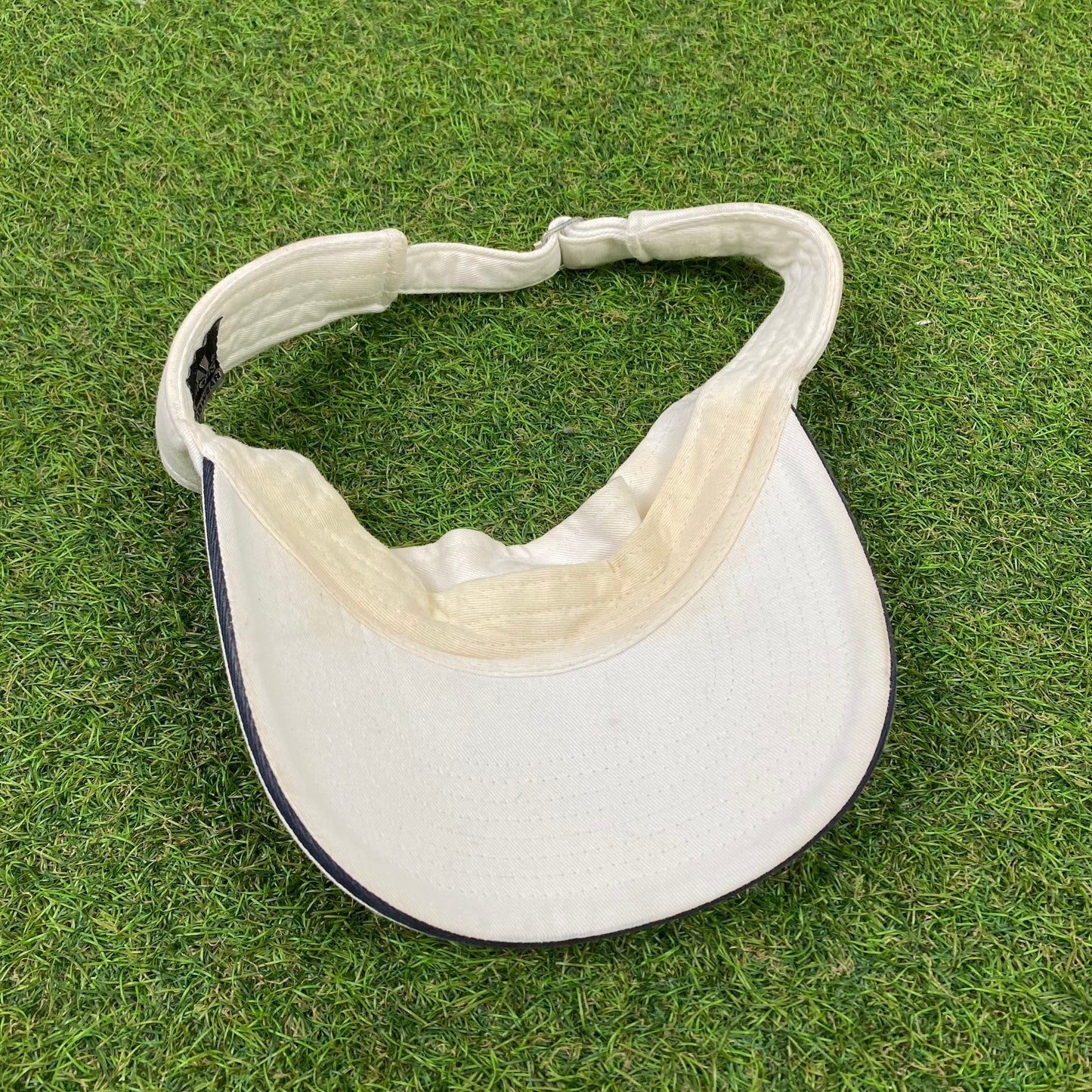 90s Adidas Visor Sun Hat White