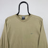 Vintage Nike Long Sleeve T-Shirt Brown Large