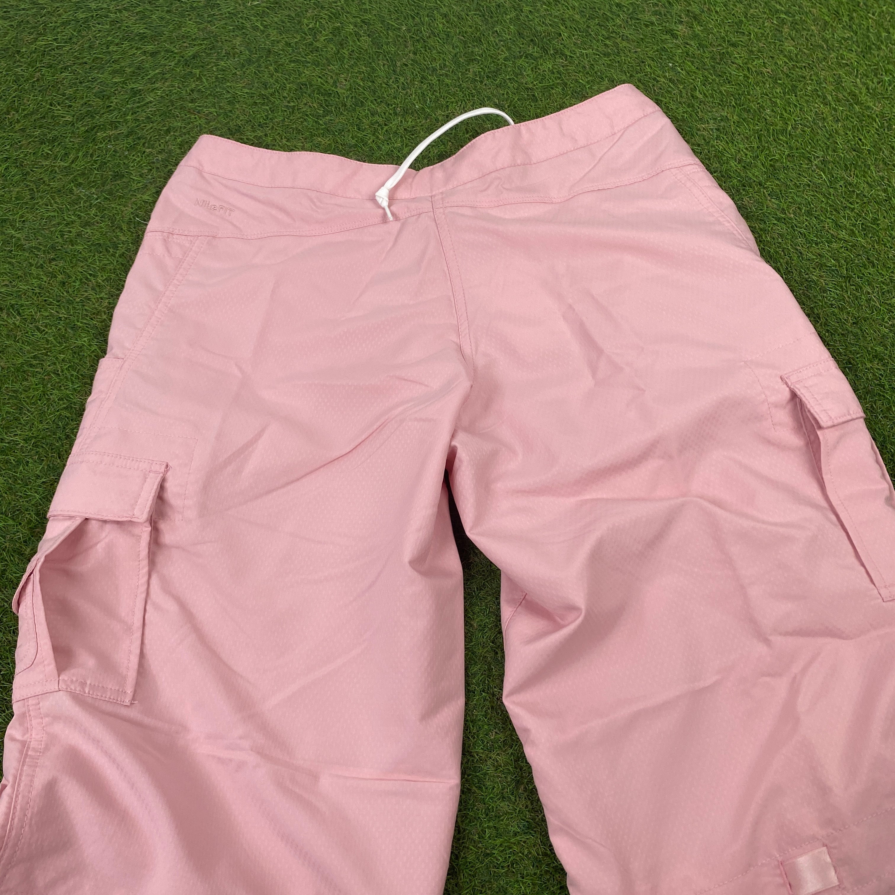 00s Nike Parachute Cargo Joggers Pink XL