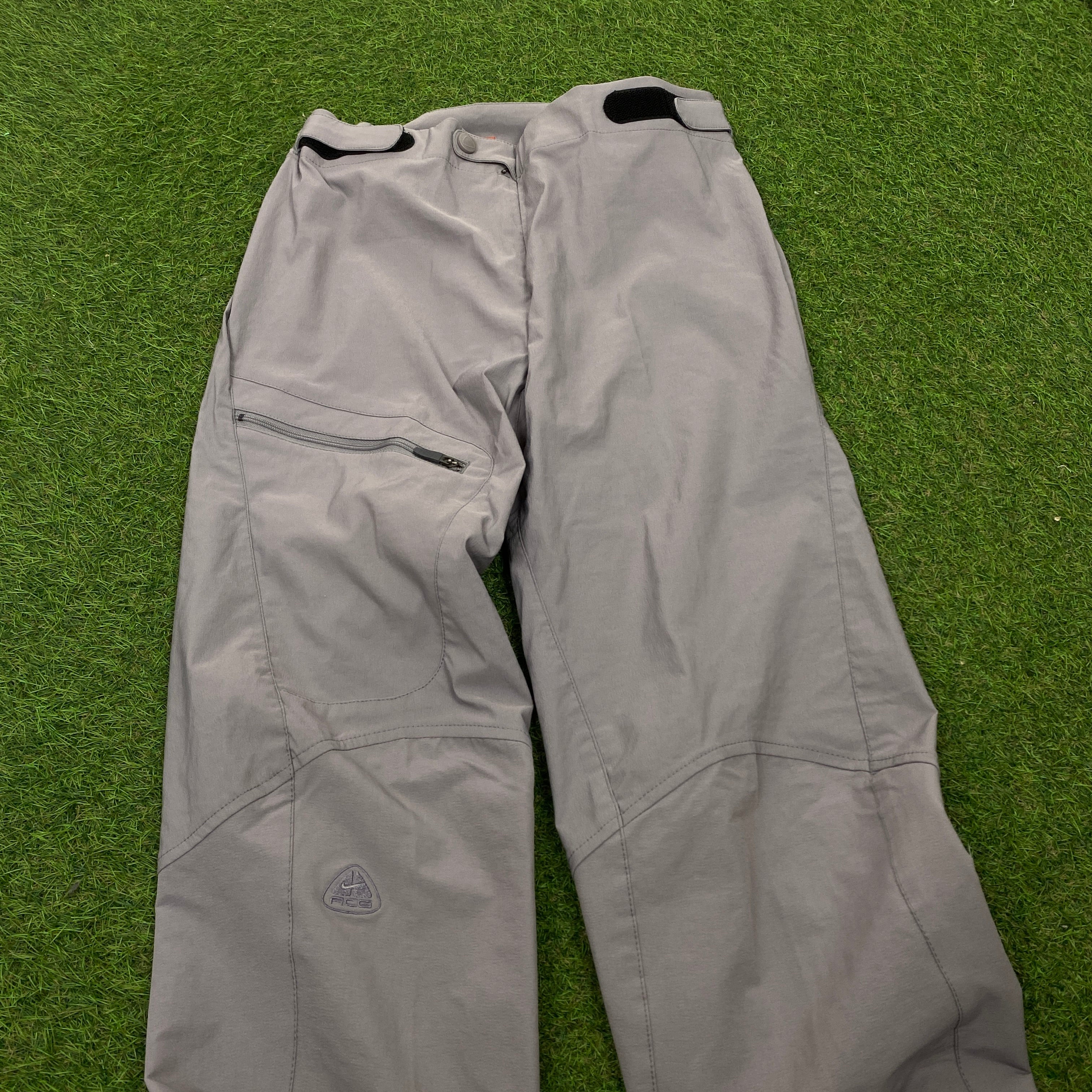 00s Nike ACG Cargo Trousers Joggers Grey XS