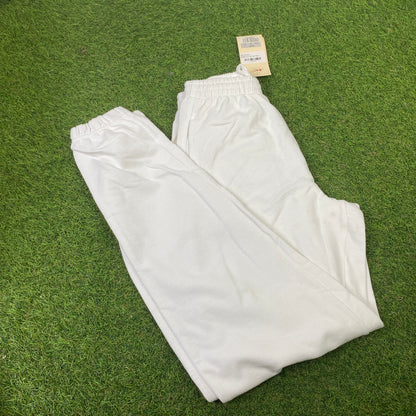 90s Nike Cotton Joggers White XXL