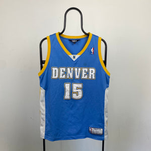 Retro Denver Nuggets Anthony Basketball Jersey Vest Blue Small