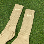 Vintage 90s Nike Socks Brown UK8 - 15