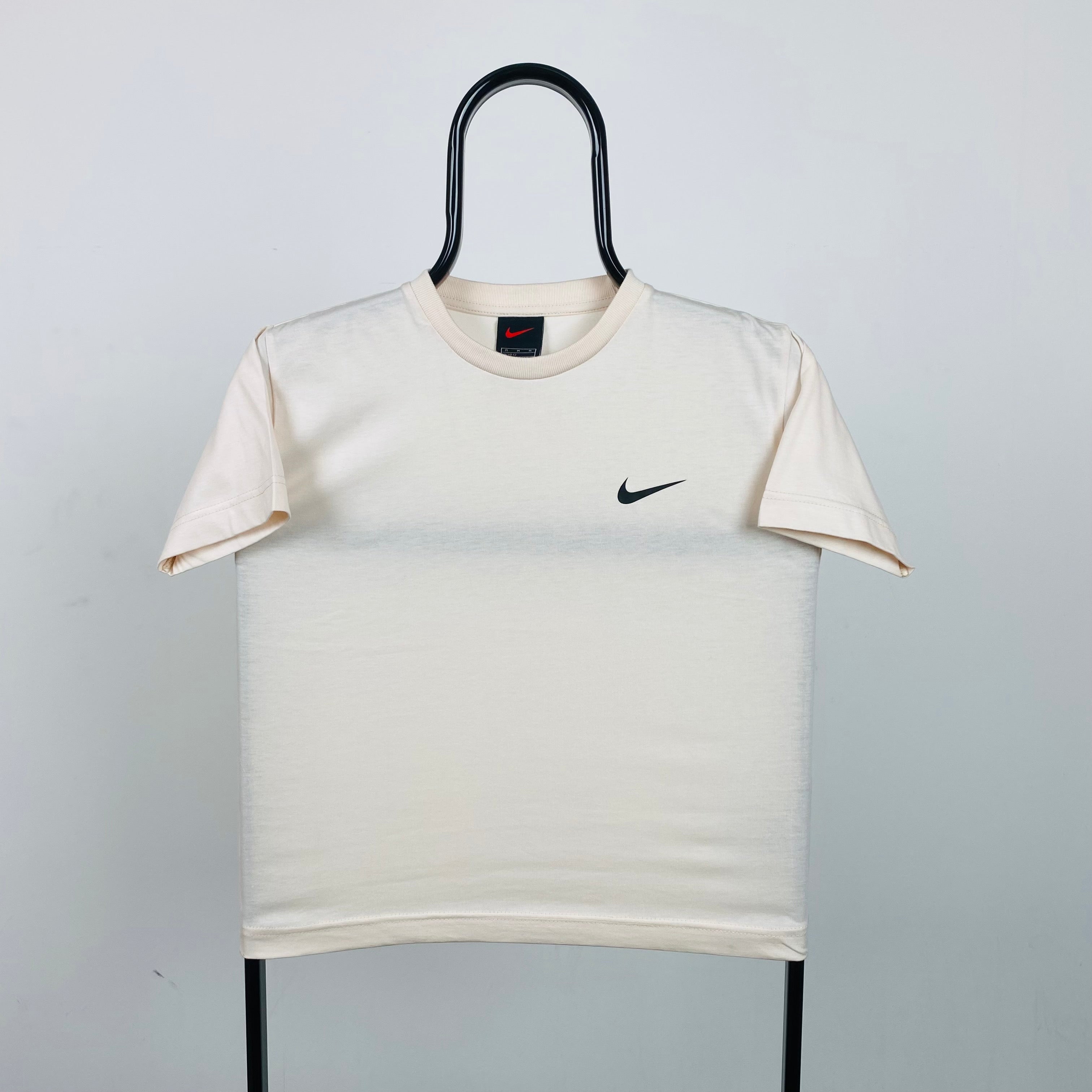 Vintage Nike T-Shirt Light Brown XXS