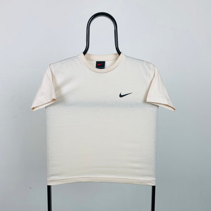 Vintage Nike T-Shirt Light Brown XXS