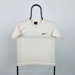 Vintage Nike T-Shirt Light Brown XXS