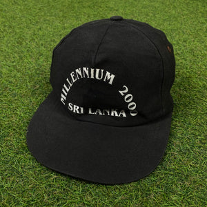 Retro 2000 Millennium Snapback Hat Black
