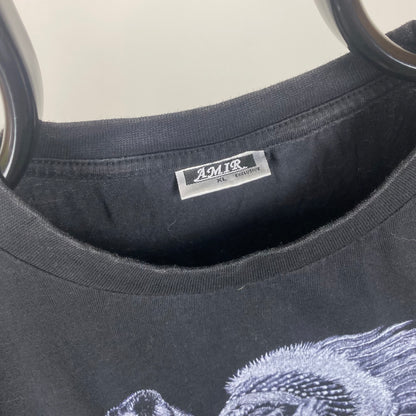 Retro USA Wolf T-Shirt Black XL
