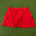 Vintage Nike Tennis Skirt Skort Red Large
