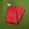 00s Nike Piping Joggers Red XXS