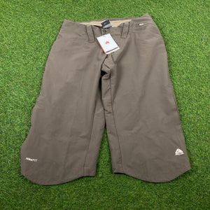 90s Nike ACG Cargo Shorts Brown Small