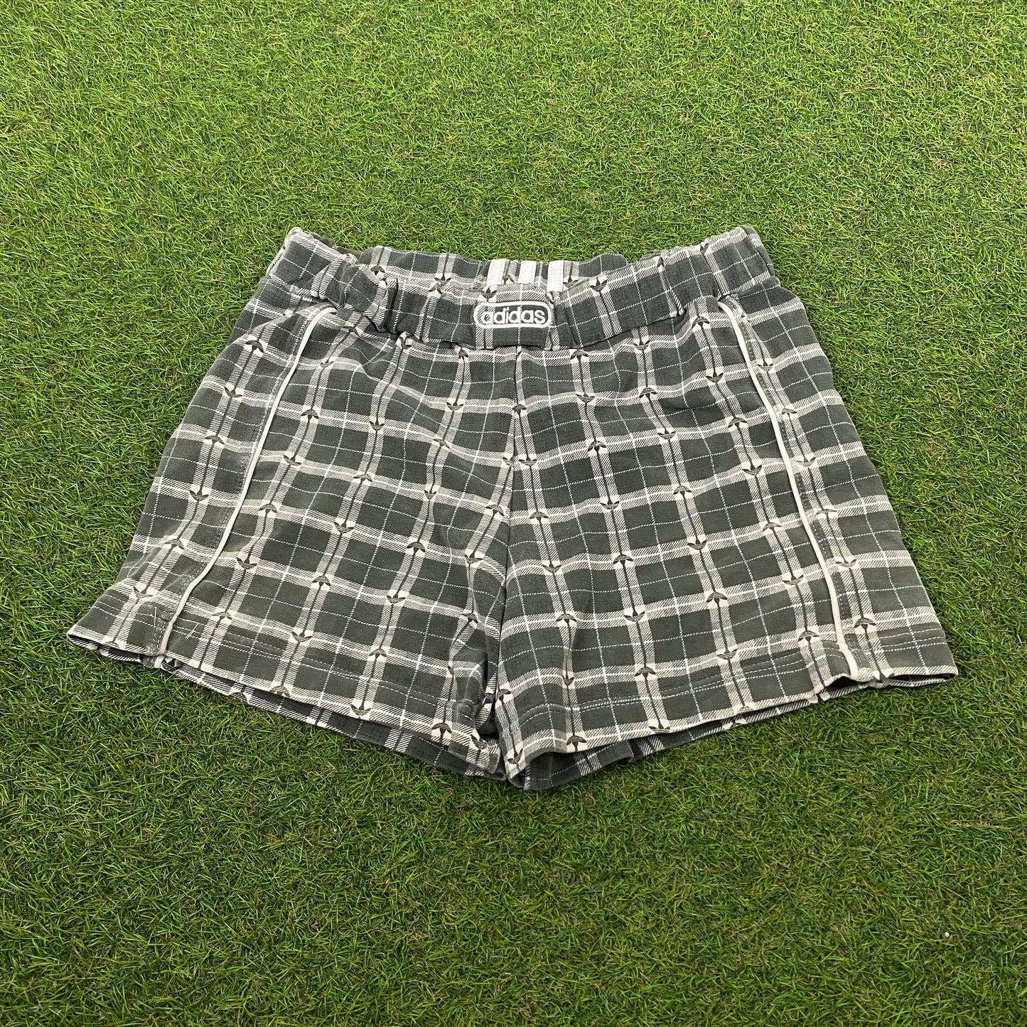 90s Adidas Nylon Shorts Green XS