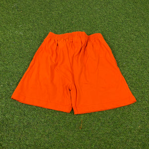 Vintage Nike Cotton Shorts Orange Small