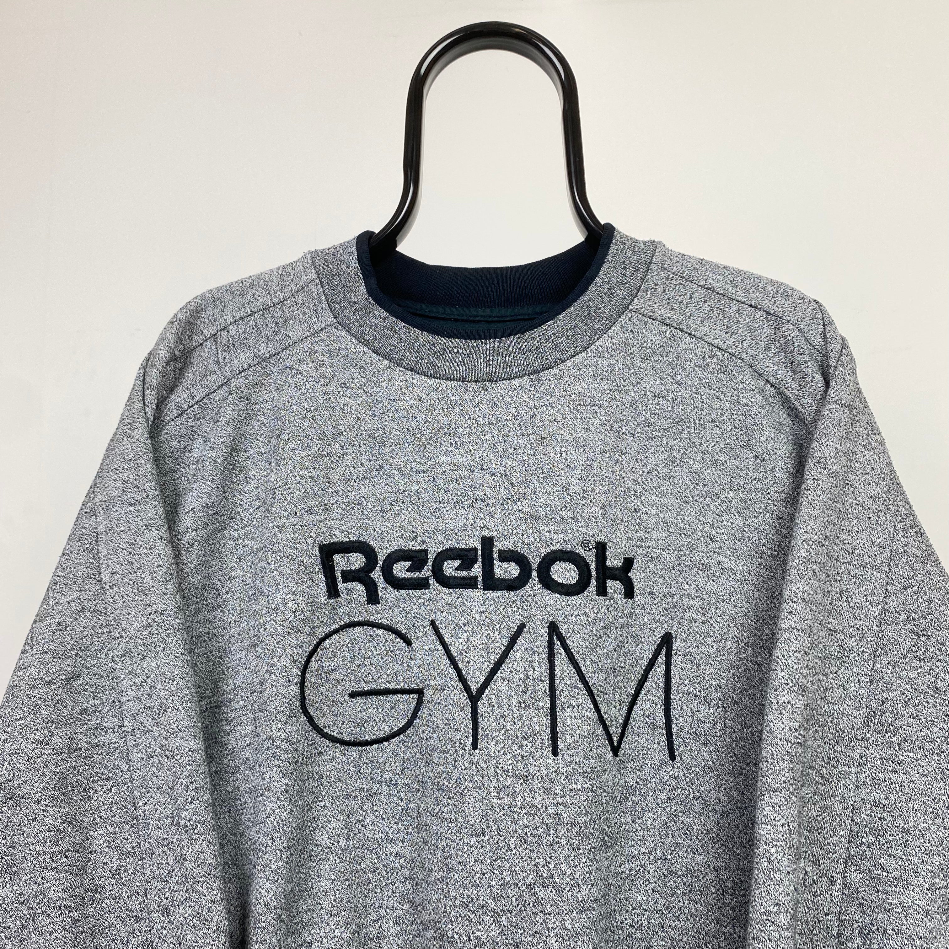 Reebok shop sweatshirt silver