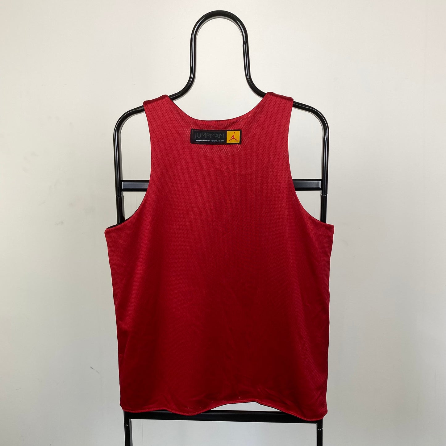 Vintage Nike Jordan Basketball Jersey Vest Red Small