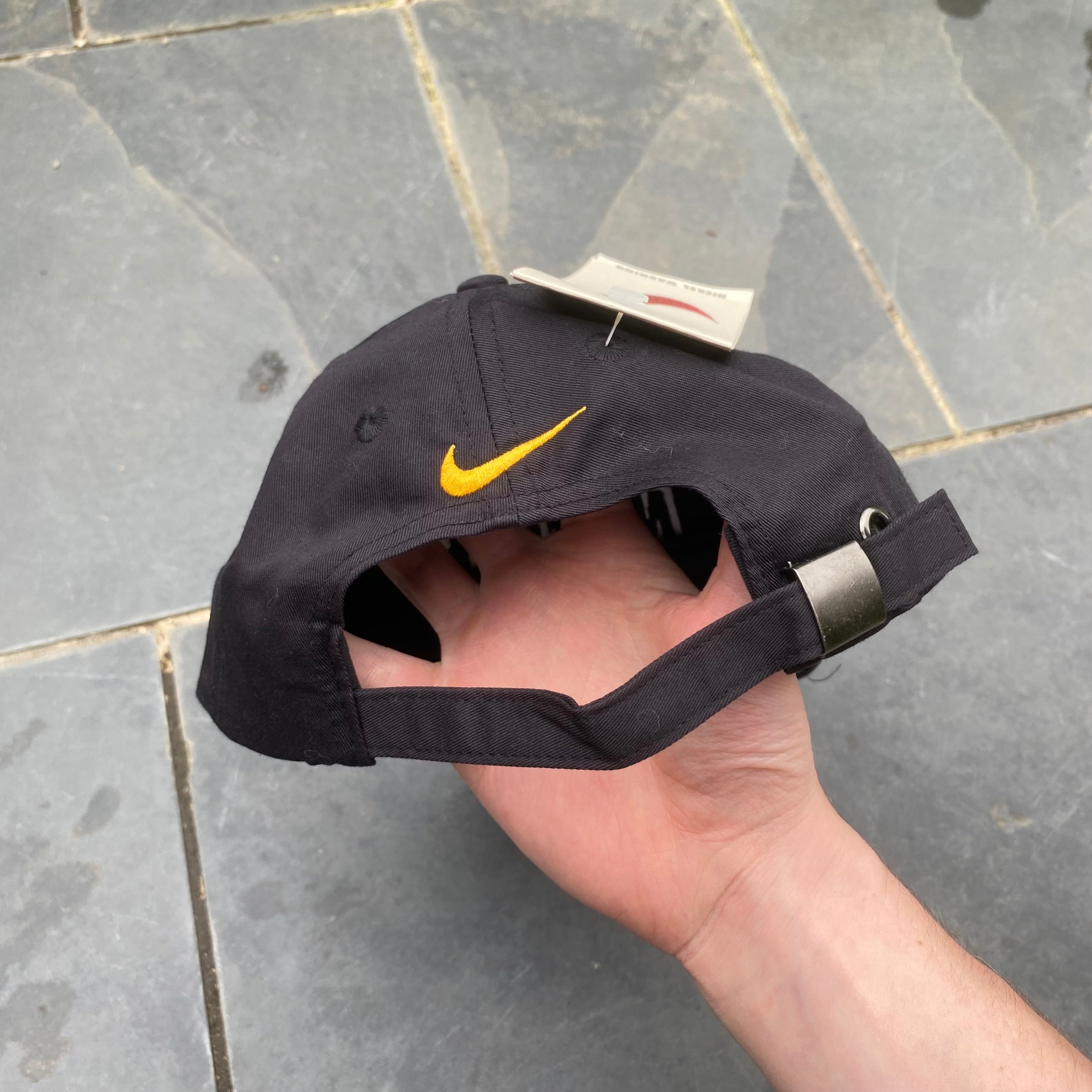 Vintage Nike Spell Out Hat Black