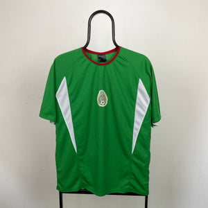 90s Nike Mexico Football Shirt T-Shirt Green Small