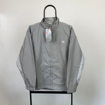 00s Nike Hex Windbreaker Jacket Grey Small