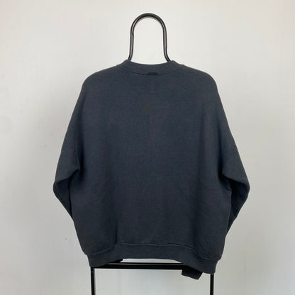 Retro Hanes Leaf Sweatshirt Black XL