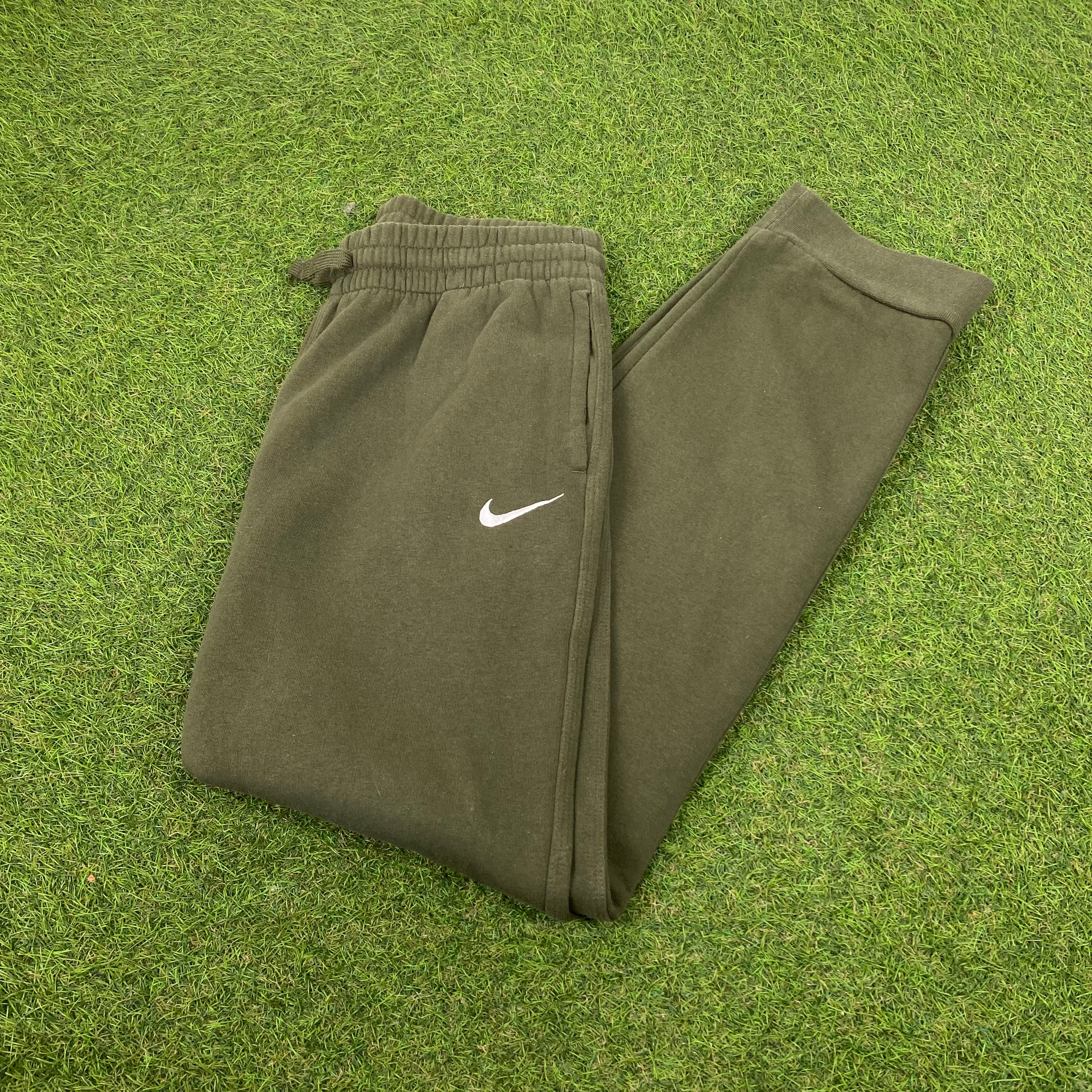 00s Nike Cotton Joggers Green XS