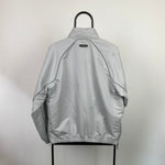 00s Nike 1/4 Zip Windbreaker Jacket Grey Small